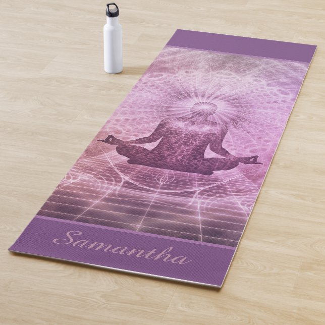 Esterilla De Yoga Meditación Zen Purple Personalizada (In situ)