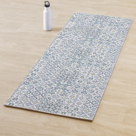 Esterilla De Yoga Mediterranean Tiles, Moroccan, Majolica, Azulejo