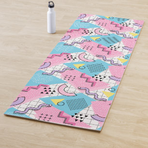Esterilla De Yoga Memphis Active Pink Light Blue de 80