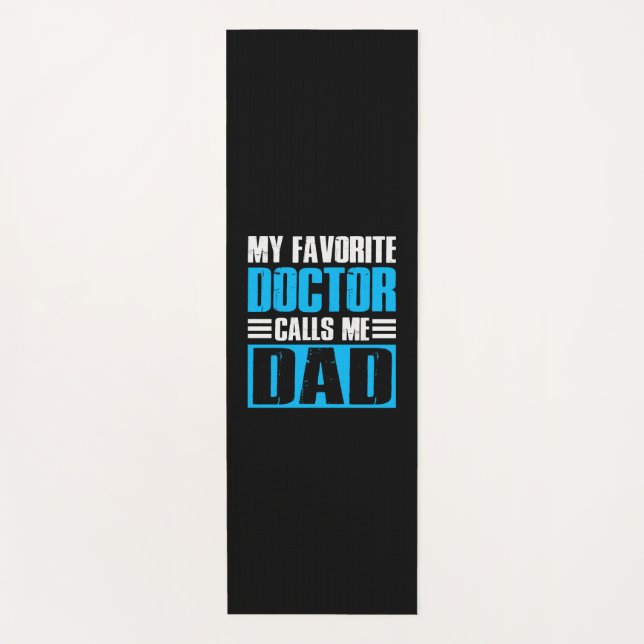 Esterilla De Yoga Mi Abuelo Cita A Mi Médica Favorito Me Llama Papá (Anverso)