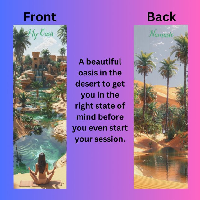 Esterilla De Yoga Mi oasis (Subido por el creador)