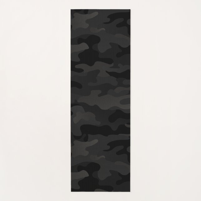 Esterilla De Yoga Midnight Stealth Urban Camo Carbón negro (Anverso)