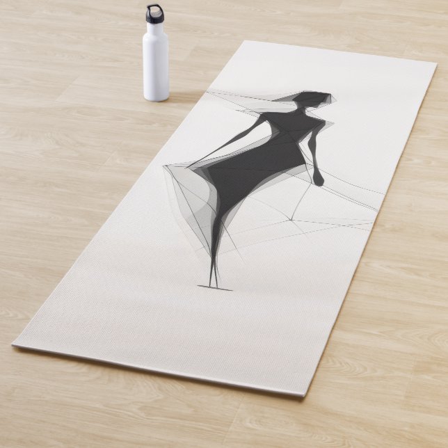 Esterilla De Yoga Minimalismo de línea de mujer (In situ)