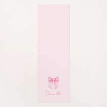 Minimalist Pastel Pink Bow Exercise