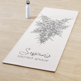 Esterilla De Yoga Mística personalizada "El espacio sagrado del nomb