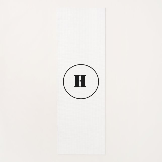Esterilla De Yoga Moda DE ESTILO MÍNIMO MODERNO MONOGRAM ELEGANTE SI (Anverso)