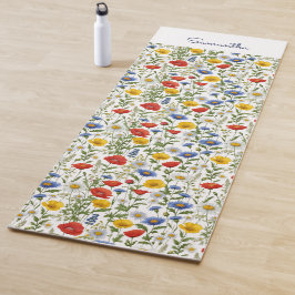 Esterilla De Yoga Moda de flores silvestres Personalizado elegante c