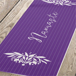 Esterilla De Yoga Moda de yoga de flores de Lotus inspirada en Zen