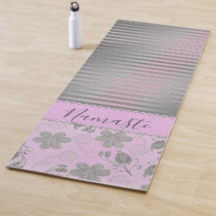Esterilla De Yoga Moda Floral Striped Personalizado