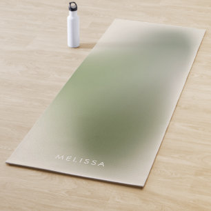 Esterilla De Yoga Moda moderna Sage Green Ombre Gradiente Fitness 