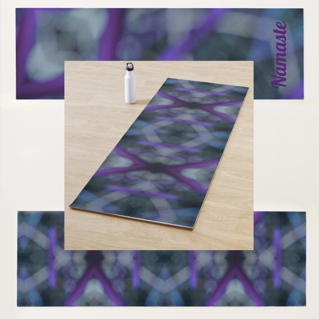 Esterilla De Yoga Moda Purple Medley Boho de doble cara (Subido por el creador)