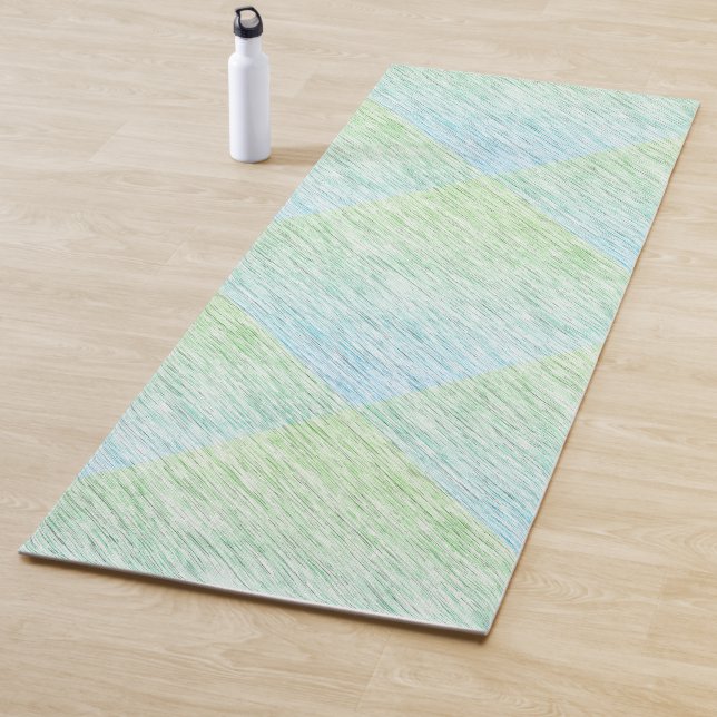 Esterilla De Yoga Moda Textura estática verde (In situ)