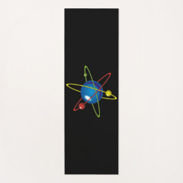 Esterilla De Yoga Modelo colorido del Átomo