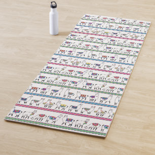 Esterilla De Yoga Modelo de la raya de la llama