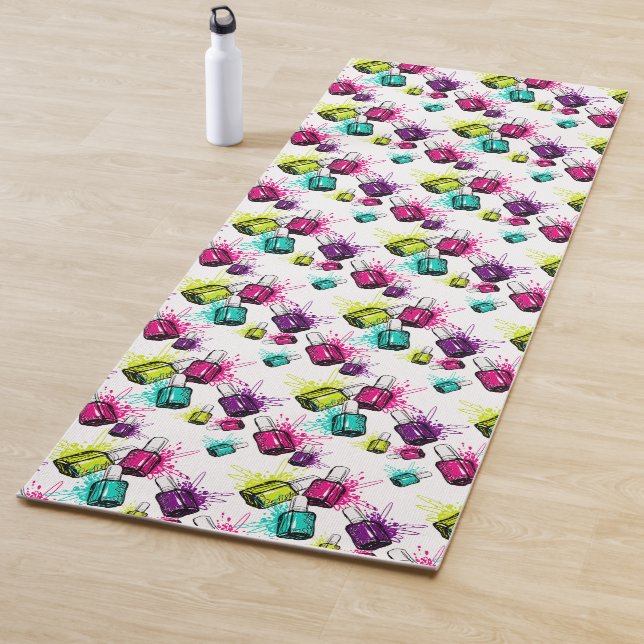 Esterilla De Yoga Modelo de neón del esmalte de uñas (In situ)