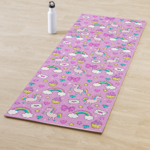 Esterilla De Yoga Modelo lindo del unicornio