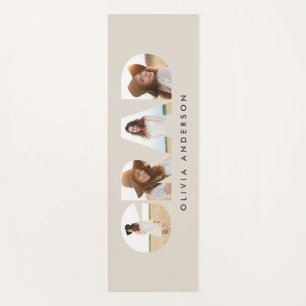 Esterilla De Yoga Moderna graduación de arco de fotografía de tipogr