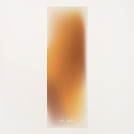 Esterilla De Yoga Moderna Terracota Naranja Ombre Gradiente Gimnasio