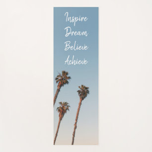 Esterilla De Yoga Moderno Mantra Blue Sky Palm Tree