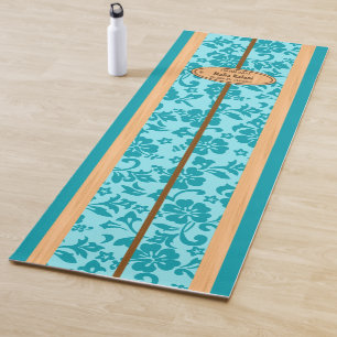 Esterilla De Yoga Mokuleia Hawaiian Hibiscus Monogram Surfboard