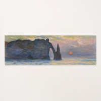 Monet - Manneport, acantilado en Etretat, Sunset