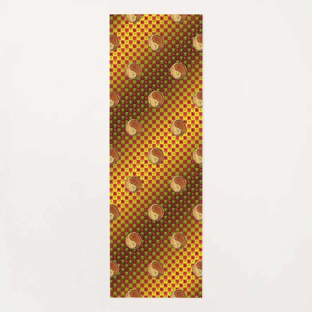 Esterilla De Yoga Mono Aries y Wood (Anverso)