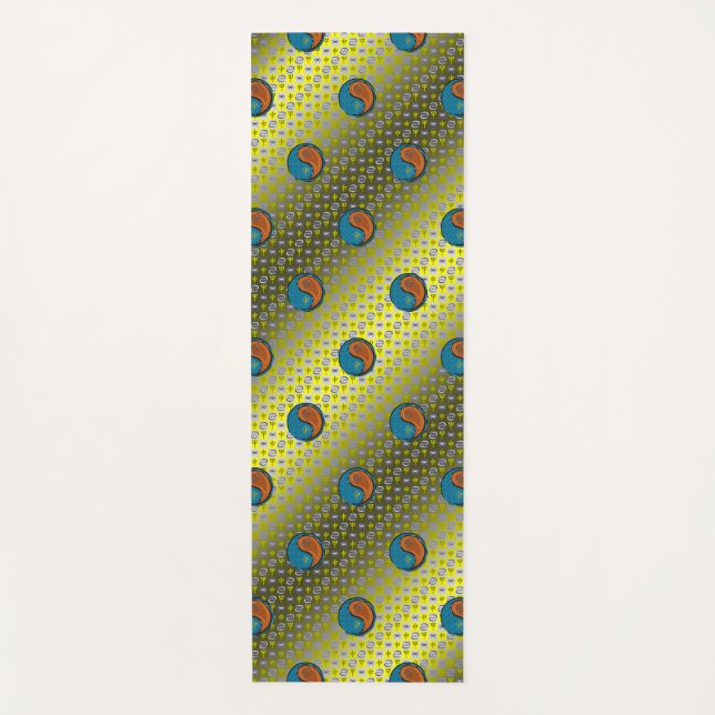 Esterilla De Yoga Mono de Cáncer y Madera (Anverso)