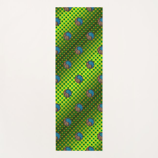 Esterilla De Yoga Mono de Taurus y Agua (Anverso)