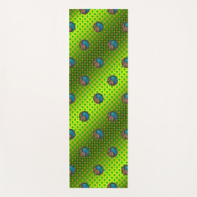 Esterilla De Yoga Mono de Virgo y Agua (Anverso)