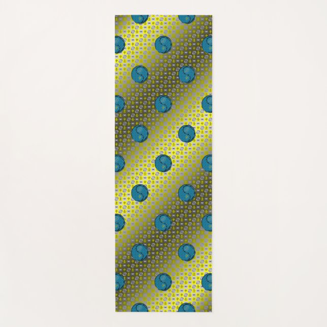 Esterilla De Yoga Mono del cáncer y el agua (Anverso)