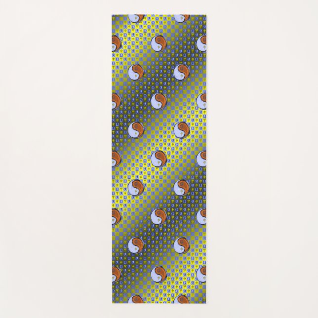 Esterilla De Yoga Mono Libra y Madera (Anverso)