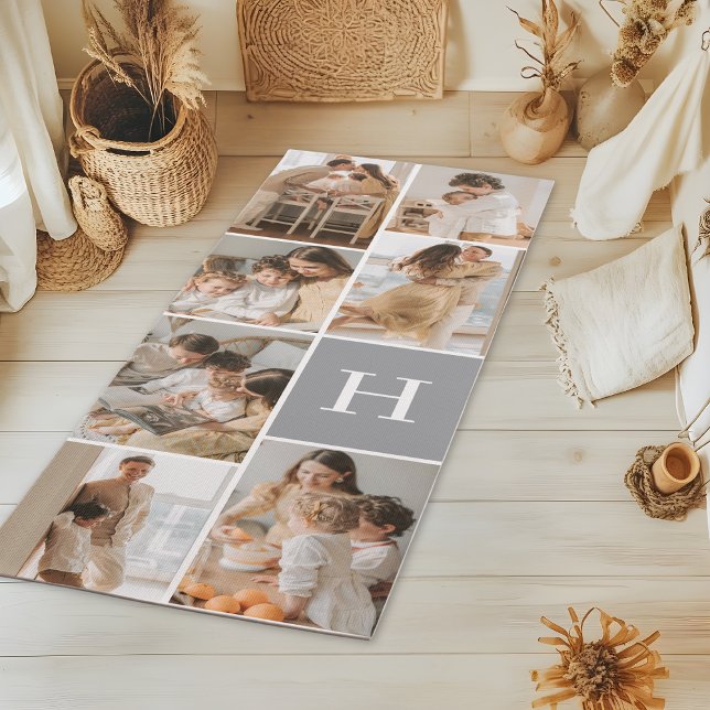 Esterilla De Yoga Monogram Photo Collage Exercise (Subido por el creador)