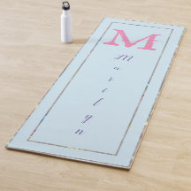 Monograma de moda de Moda moderna rosa morado clar