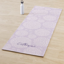 Monograma del patrón de flor inspirado en el color