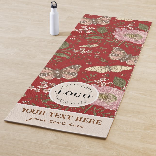 Esterilla De Yoga Monograma florero botánico moderno (In situ)