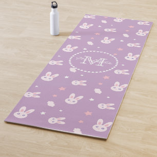 Esterilla De Yoga Monograma lindo del modelo del conejo de conejito