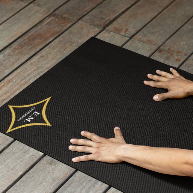 Esterilla De Yoga Monograma Minimalista moderno (Subido por el creador)