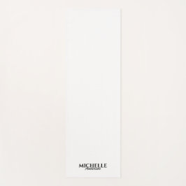 Esterilla De Yoga Monograma moderno simple