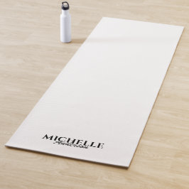 Esterilla De Yoga Monograma moderno simple