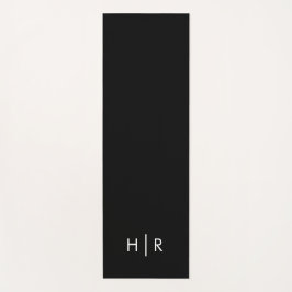 Esterilla De Yoga Monograma moderno simple