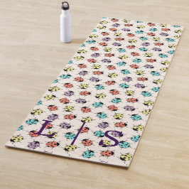Esterilla De Yoga Monograma personalizado de yoga mate - Ladybugs co