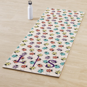 Esterilla De Yoga Monograma personalizado de yoga mate - Ladybugs co