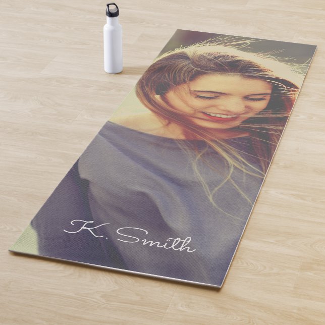 Esterilla De Yoga Monograma Personalizado foto usando el filtro La B (In situ)