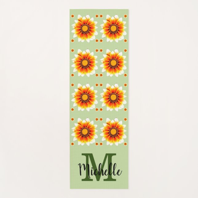 Esterilla De Yoga Monogramado Floral (Anverso)