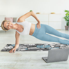 Esterilla De Yoga monstruos de doodle
