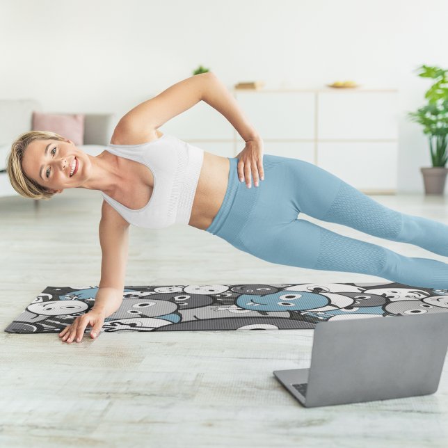 Esterilla De Yoga monstruos de doodle (Subido por el creador)