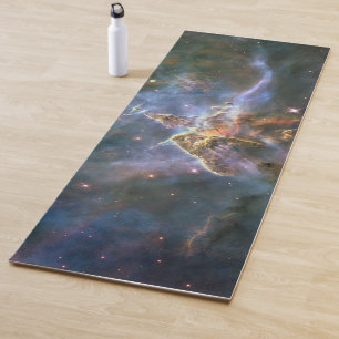 Esterilla De Yoga Montaña mística en el espacio hubble de la nebulos