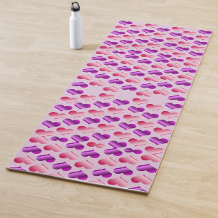 Esterilla De Yoga Montones de corazones