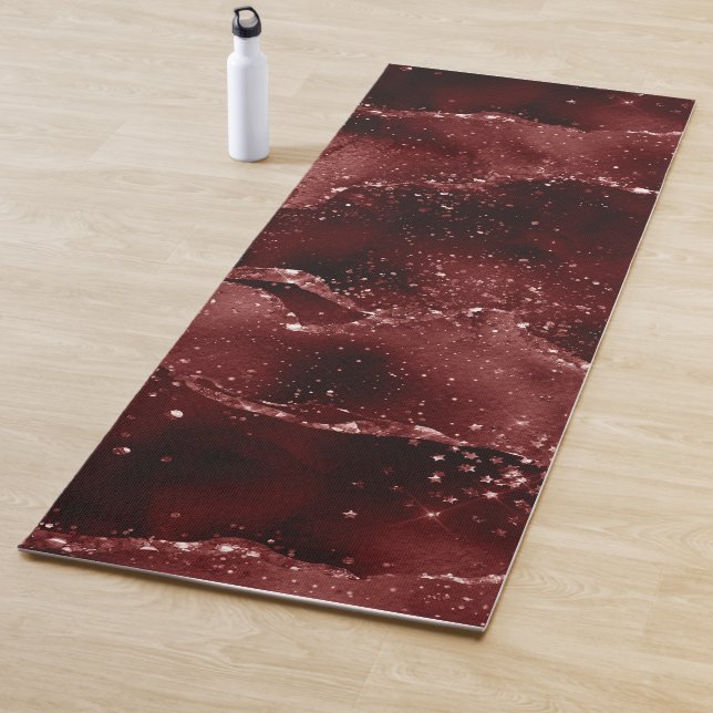 Esterilla De Yoga Moody Agate | Henna Blood Red Garnet Jewel Tone (In situ)