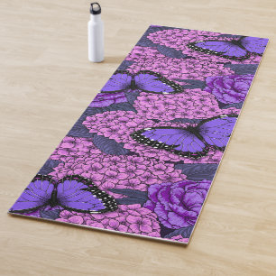 Esterilla De Yoga Morpho garden azul 2